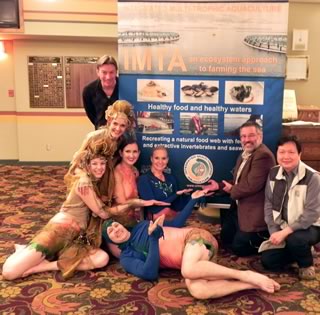 It�s all about IMTA: Laura Day, Jack Langenhuizen, Cynthia Croker, James Croker, Melissa Spence, Sarah Felschow, Thierry Chopin and Keng-Pee Ang.
